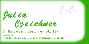 julia czeichner business card